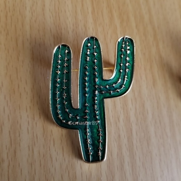 2 for $8 Cactus Enamel Pin Brooch - You Choose! - Picture 2 of 6